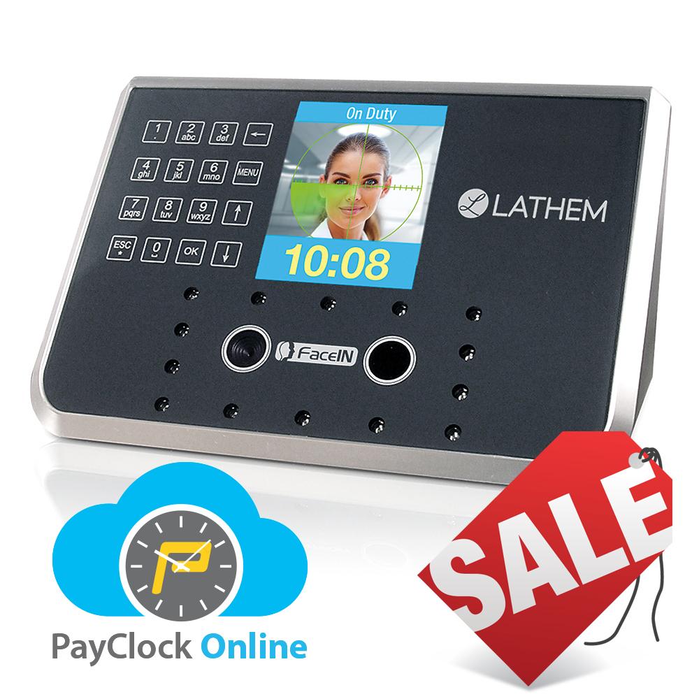 FR650 Face Recognition Time Clock for PayClock Online Only