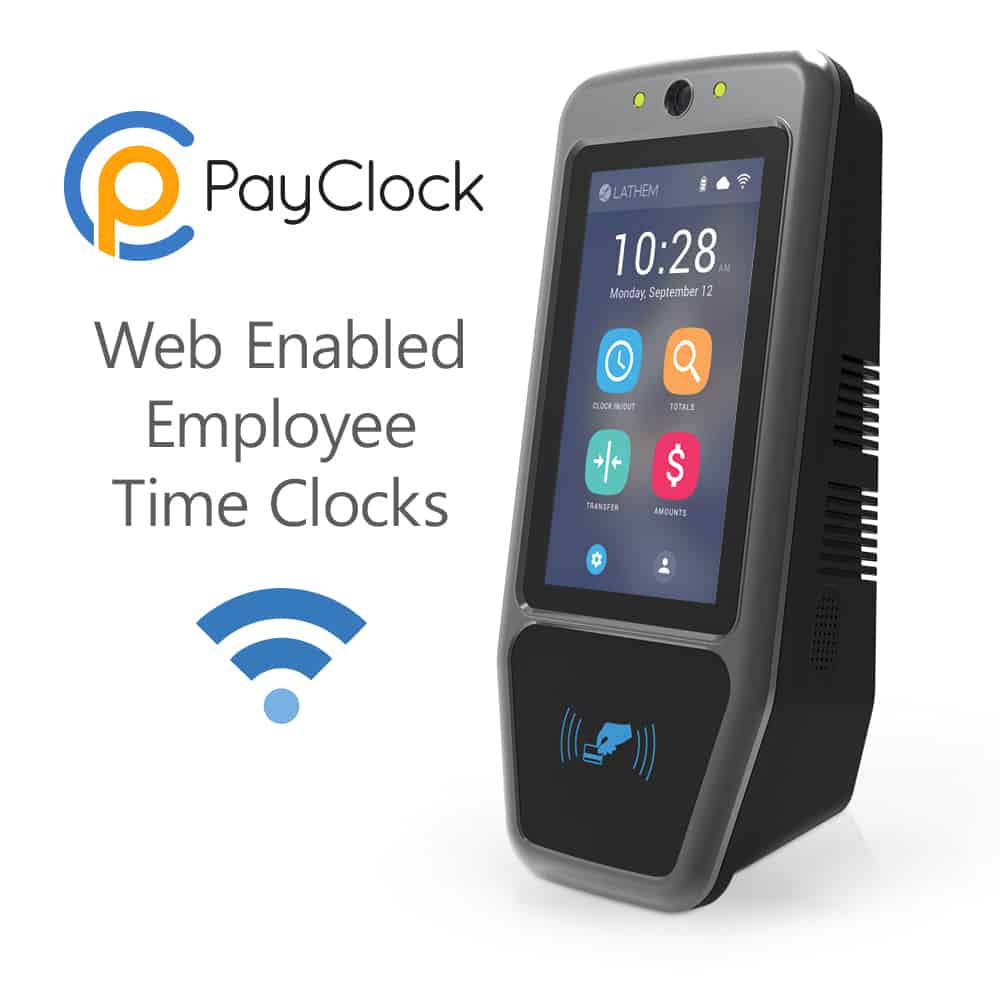 Lathem PXPROX Proximity Badge Time Clock for PayClock Online Only